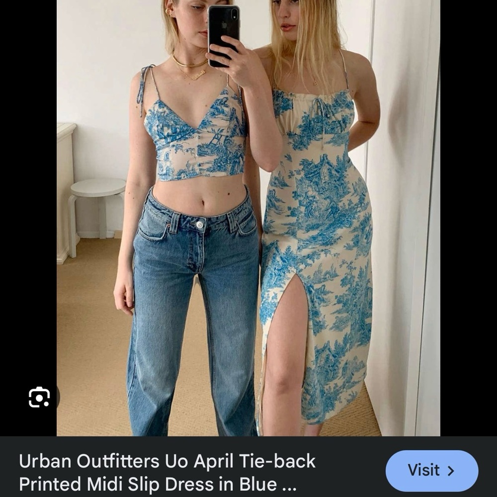 Urban outfitters April tie midi dress